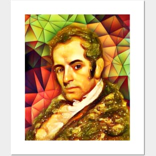 Washington Irving Snow Portrait | Washington Irving Artwork 12 Posters and Art